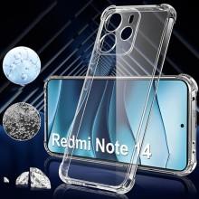 TPU чехол GETMAN Ease logo усиленные углы Full Camera для Xiaomi Redmi Note 14 4G (Int. version) – Прозрачный