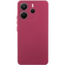 Чехол Silicone Cover Lakshmi Full Camera (AAA) для Xiaomi Redmi Note 14 4G (Int. version) – Бордовый