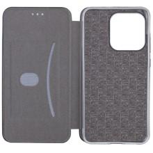 Кожаный чехол-книжка Classy для Xiaomi Redmi Note 14 4G (Int. version) – Черный