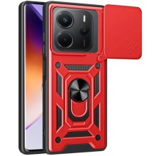 Ударостійкий чохол Camshield Serge Ring для Xiaomi Redmi Note 14 4G (Int. version) – Червоний