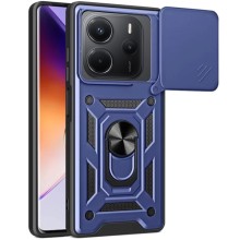Ударостійкий чохол Camshield Serge Ring для Xiaomi Redmi Note 14 4G (Int. version) – Синій