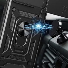 Ударостійкий чохол Camshield Serge Ring для Xiaomi Redmi Note 14 4G (Int. version) – Чорний