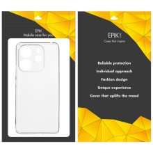 TPU чохол Epic Transparent 1,5mm Full Camera для Xiaomi Redmi Note 14 4G (Int. version) – Прозорий