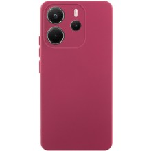 Чохол Silicone Cover Lakshmi Full Camera (AAA) для Xiaomi Redmi Note 14 4G (Int. version) – Бордовий
