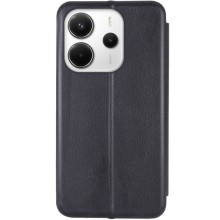 Шкіряний чохол-книжка Classy для Xiaomi Redmi Note 14 4G (Int. version) – Чорний