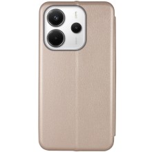Шкіряний чохол-книжка Classy для Xiaomi Redmi Note 14 4G (Int. version) – Золотий