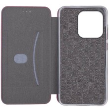 Шкіряний чохол-книжка Classy для Xiaomi Redmi Note 14 4G (Int. version) – Бордовий