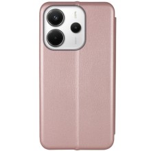 Шкіряний чохол-книжка Classy для Xiaomi Redmi Note 14 4G (Int. version) – Rose Gold