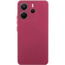 Чохол Silicone Cover Lakshmi Full Camera (AA) для Xiaomi Redmi Note 14 4G (Int. version) – Бордовий