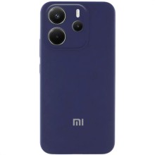 Чохол Silicone Cover Lakshmi Full Camera (AA) with logo для Xiaomi Redmi Note 14 4G (Int. version) – Синій