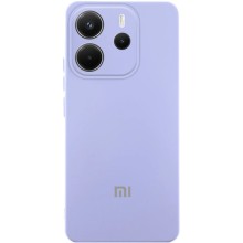 Чохол Silicone Cover Lakshmi Full Camera (AA) with logo для Xiaomi Redmi Note 14 4G (Int. version) – Бузковий
