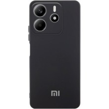 Чохол Silicone Cover Lakshmi Full Camera (AA) with logo для Xiaomi Redmi Note 14 4G (Int. version) – Чорний