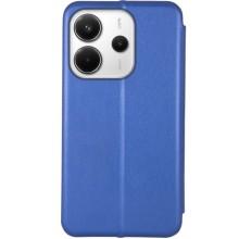 Кожаный чехол-книжка Classy для Xiaomi Redmi Note 14 4G (Int. version) – Синий