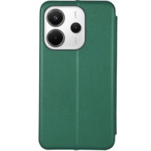 Шкіряний чохол-книжка Classy для Xiaomi Redmi Note 14 4G (Int. version) – Зелений