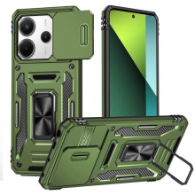 Ударостійкий чохол Camshield Army Ring для Xiaomi Redmi Note 14 4G (Int. version) / 14 5G – Оливковий