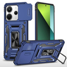 Ударостійкий чохол Camshield Army Ring для Xiaomi Redmi Note 14 4G (Int. version) / 14 5G – Синій