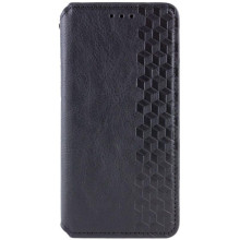 Шкіряний чохол-книжка GETMAN Cubic (PU) для Xiaomi Redmi Note 14 4G (Int. version) – Чорний