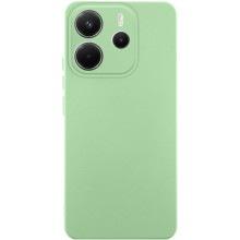 Чехол TPU GETMAN Liquid Silk Full Camera для Xiaomi Redmi Note 14 4G (Int. version) – Зеленый