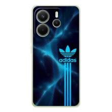 Чохли Адидас для Xiaomi Redmi Note 14 4G (AlphaPrint) (Синій Адідас)