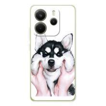 Чохли з собаками для Xiaomi Redmi Note 14 4G (VPrint) (Радісний Хаскі)