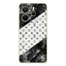 Чохол Стиль Louis Vuitton на Xiaomi Redmi Note 14 4G (LV на білому)