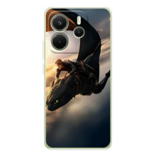 Чохол дракон Беззубик для Xiaomi Redmi Note 14 4G – Політ Беззубика