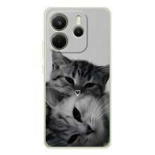 Чохол з малюнком кіт на Xiaomi Redmi Note 14 4G (Пара котів)