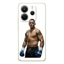 Чохол з картинкою Олександр Усик для Xiaomi Redmi Note 14 4G – Усик на білому