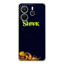 Чехол с мультфильмом Шрек на Xiaomi Redmi Note 14 4G