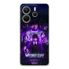 Чехол с дизайном Венздей 2 на Xiaomi Redmi Note 14 4G