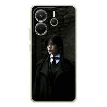 Чехол с дизайном Венздей 2 на Xiaomi Redmi Note 14 4G – Уэнсдей в костюме