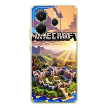 Чехол с картинками Майнкрафт для Редми Ноут 14 – Minecraft