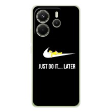 Чехол с логотипом Найк на Xiaomi Redmi Note 14 4G – Nike just do it