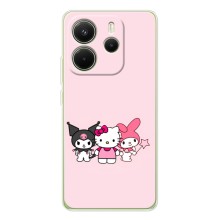 Чехол с персонажем Куроми на Xiaomi Redmi Note 14 4G – Куроми Мелоди Китти