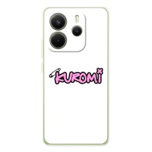 Чехол с персонажем Куроми на Xiaomi Redmi Note 14 4G – Лого Куроми