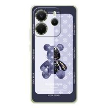 Круті Чохли Луі Віттон для Xiaomi Redmi Note 14 4G (AlphaPrint) (Медведик LV)