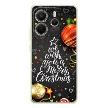 Різдвяні Чохли для Xiaomi Redmi Note 14 4G (VPrint) (Ялинка)