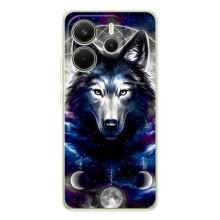 Защитные чехлы для Редми Ноут 14 4Джи (AlphaPrint) (ХИТ продаж) ВОЛК (Волк)