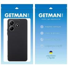Чехол TPU GETMAN Liquid Silk Full Camera для Xiaomi Redmi Note 14 5G – Черный