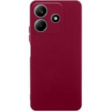 Чехол TPU GETMAN Liquid Silk Full Camera для Xiaomi Redmi Note 14 5G – Бордовый