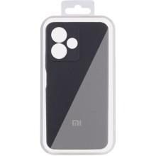 Чехол Silicone Cover Lakshmi Full Camera (AA) with logo для Xiaomi Redmi Note 14 5G – Черный