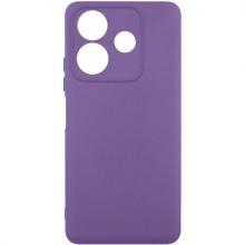 Чехол TPU GETMAN Liquid Silk Full Camera для Xiaomi Redmi Note 14 5G – Фиолетовый