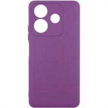 Чехол TPU GETMAN Liquid Silk Full Camera для Xiaomi Redmi Note 14 5G – Фиолетовый