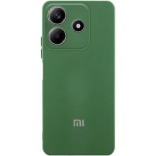 Чехол Silicone Cover Lakshmi Full Camera (AA) with logo для Xiaomi Redmi Note 14 5G – Зеленый
