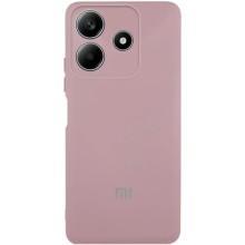 Чехол Silicone Cover Lakshmi Full Camera (AA) with logo для Xiaomi Redmi Note 14 5G – Розовый