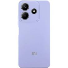 Чехол Silicone Cover Lakshmi Full Camera (AA) with logo для Xiaomi Redmi Note 14 5G – Сиреневый