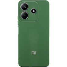 Чехол Silicone Cover Lakshmi Full Camera (AA) with logo для Xiaomi Redmi Note 14 5G – Зеленый