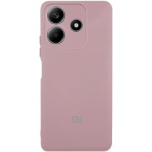 Чехол Silicone Cover Lakshmi Full Camera (AA) with logo для Xiaomi Redmi Note 14 5G – Розовый