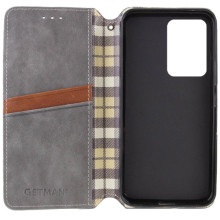 Шкіряний чохол-книжка GETMAN Cubic (PU) для Xiaomi Redmi Note 14 5G – undefined