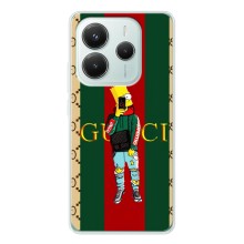 Брендновые Чехлы для Xiaomi Redmi Note 14 5G - (PREMIUMPrint) (Барт ГУЧЧИ)